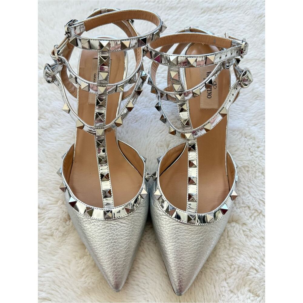 Valentino Garavani women gladiator heels shoes size 38,5 EU Authentic - Picture 1 of 10